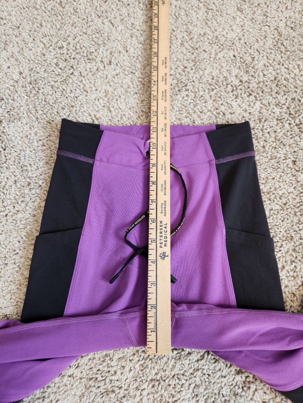 Outdoor Afro x REI Co-op 7/8 Colorblock Leggings Size XS - Picture 6 of 7